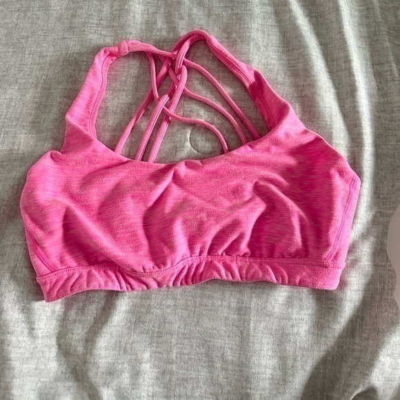 Victoria’s Secret Sports Bra Women’s M Pink Athletic Workout Top - Picture 1 of 5